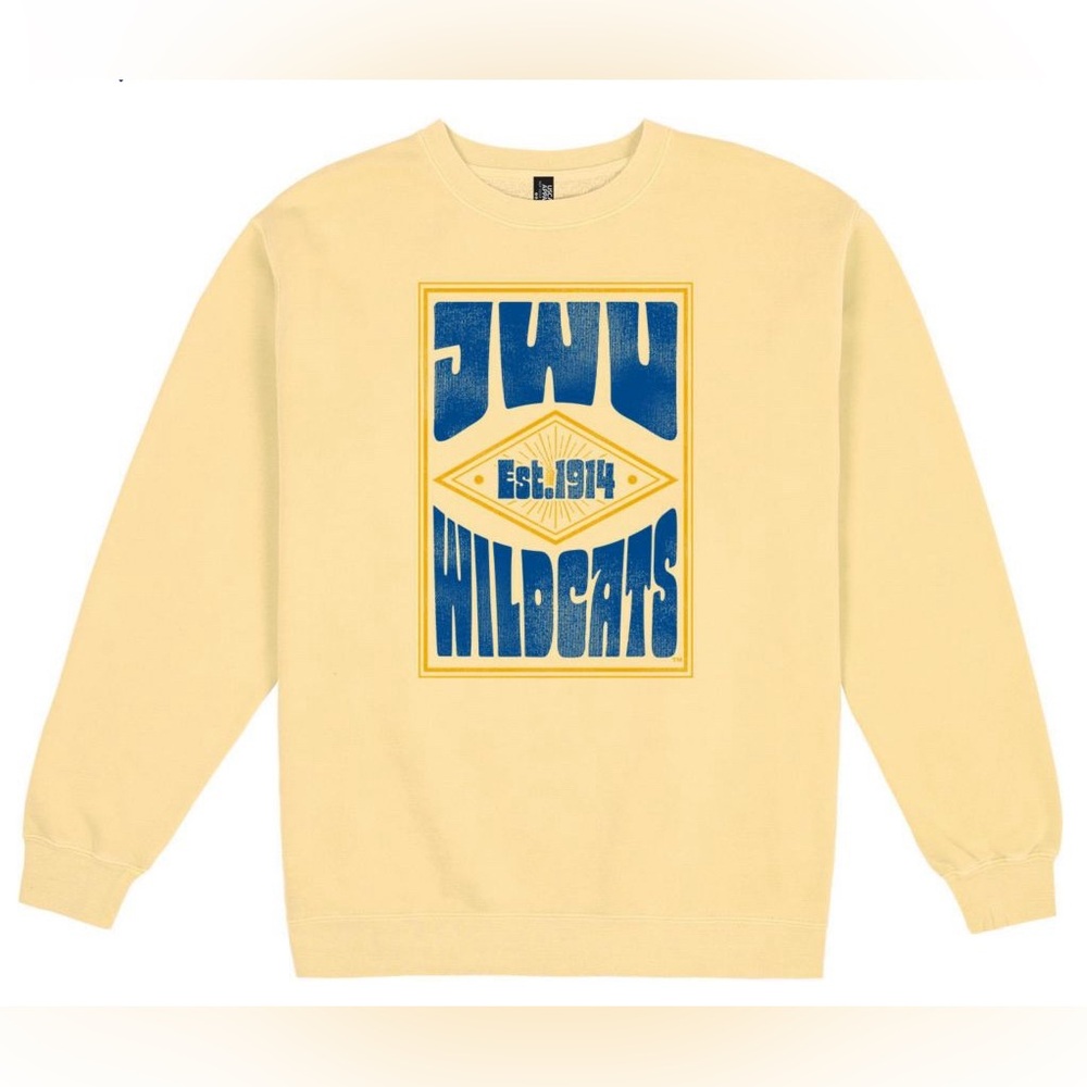 Johnson & Wales University Pigment Crewneck Sweatshirt Size XS